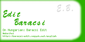 edit baracsi business card